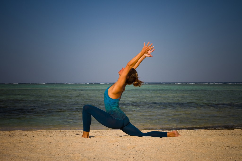 Crescent Moon Yoga Pose