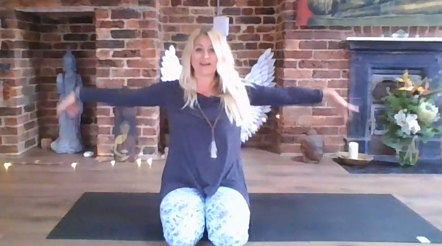 Eva Kristlova - Eagle - Hatha Yoga