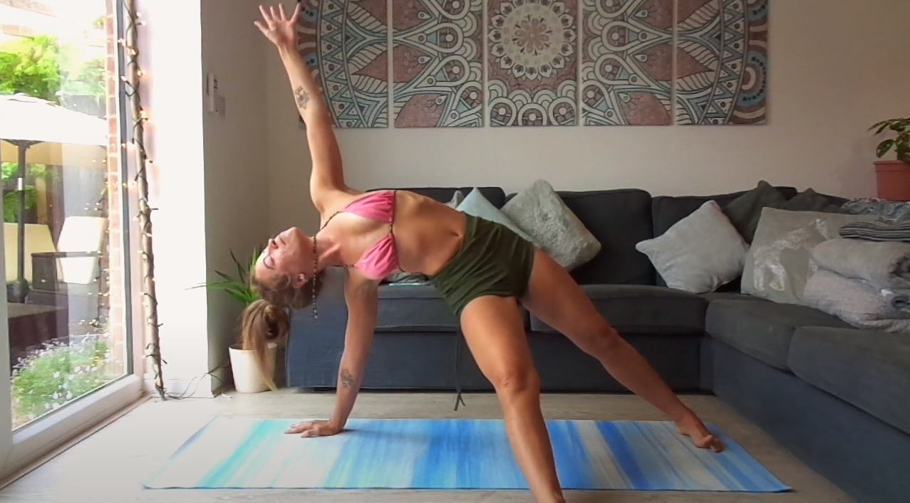 Lucy Miles - Yoga Side Plank Variations & Shiva Squat - Advanced Vinyasa