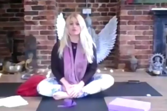 Eva Kristlova - Restorative Yoga with a strap