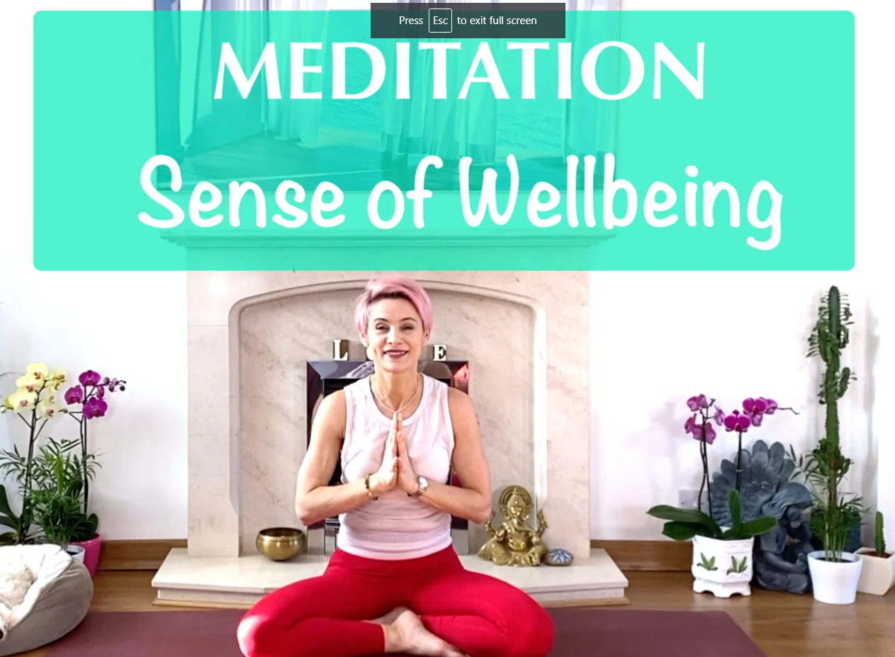 Olga Oakenfold - Meditation on Sense Of Wellbeing