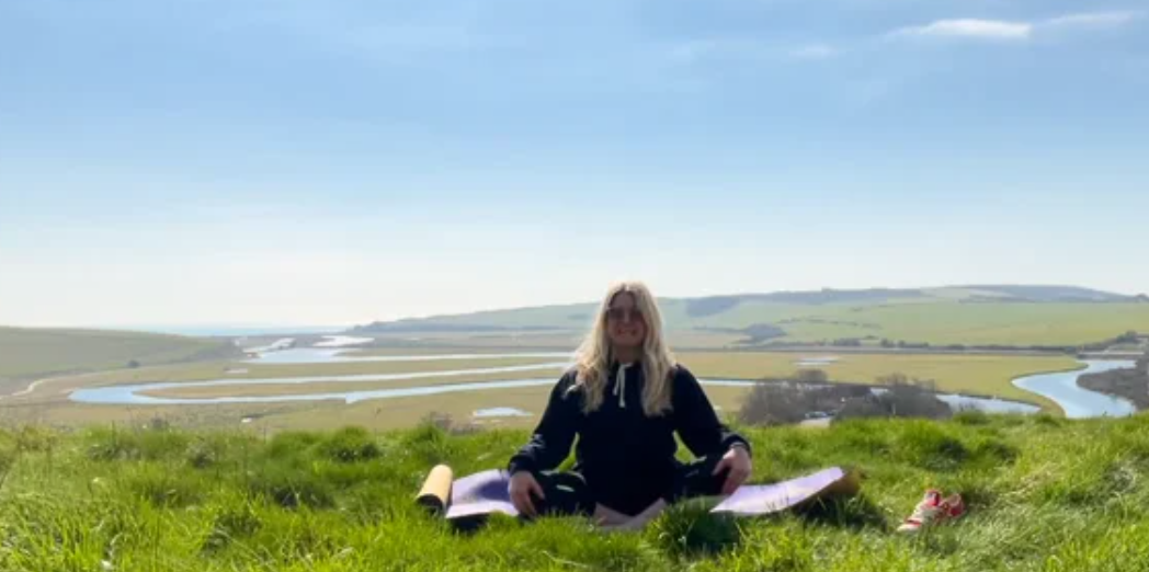 Eva Kristlova - Yoga in Cuckmere Valley