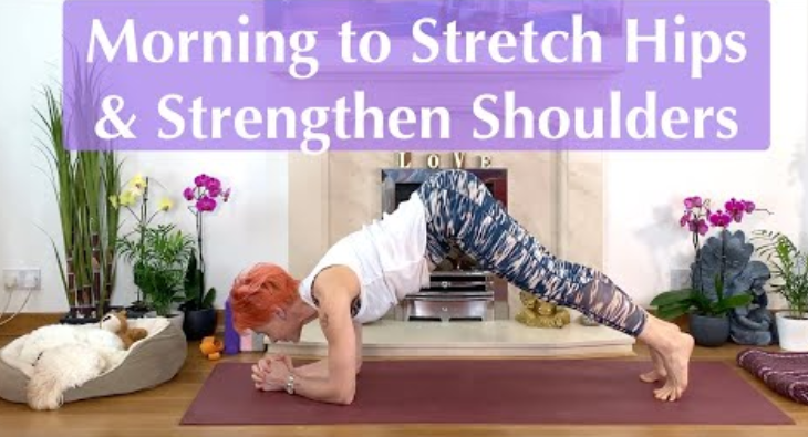 Olga Oakenfold - Morning to Stretch Hips & Strengthen Shoulders