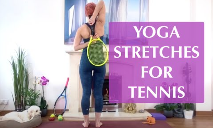 Olga Oakenfold - Yoga Stretches For Tennis - Live Yoga with Olga