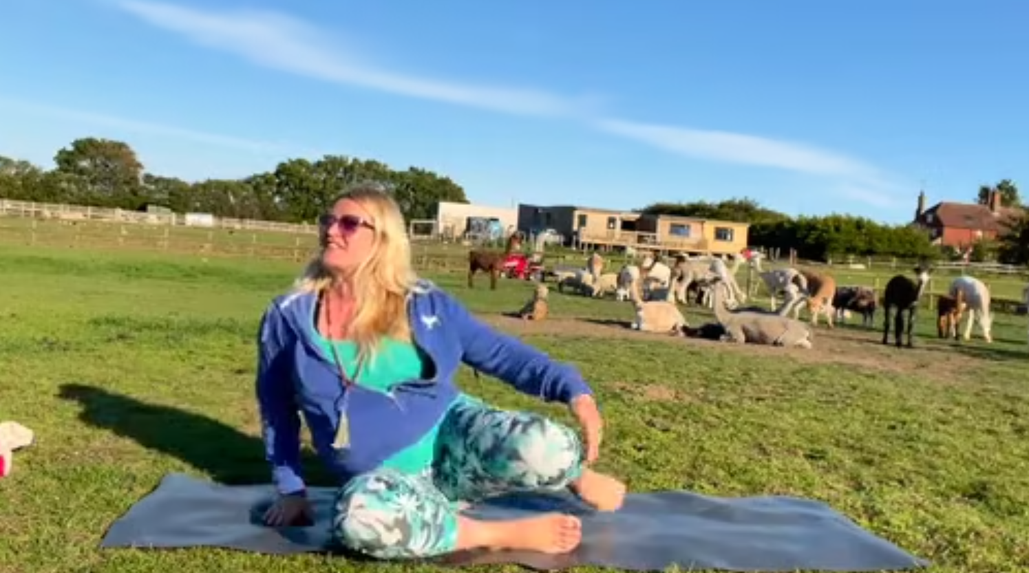 Eva Kristlova - Alpaca Yoga