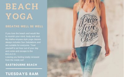 Beach Yoga is rocking Eastbourne